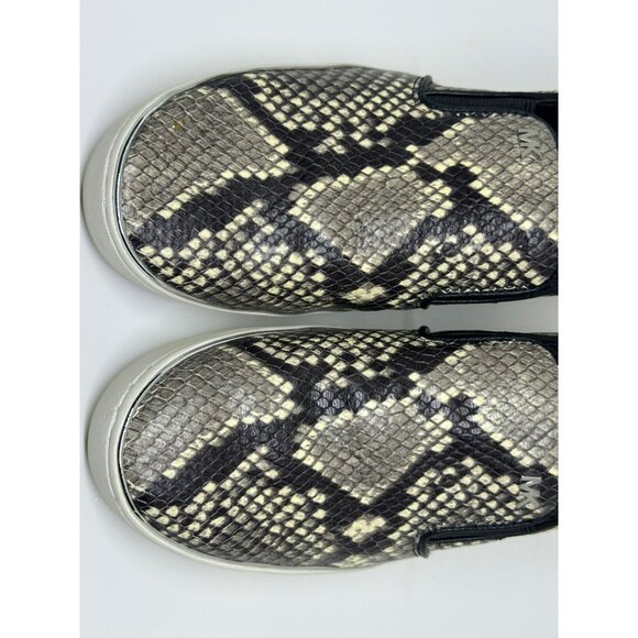 Michael Kors Women Snakeskin Embossed Loafers Shoes Size 6.5 Slip On - Picture 8 of 8